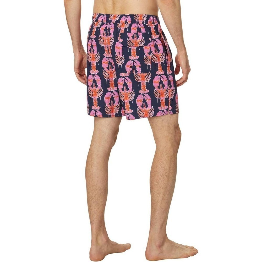Vineyard Vines Men's Printed Chappy Trunks Lobster Navy 7"- S NWT - Picture 3 of 13